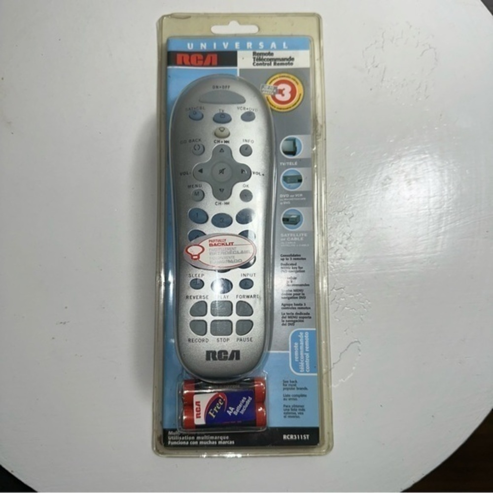 RCA NEW Sealed Universal TV Remote Control Model RCR311ST